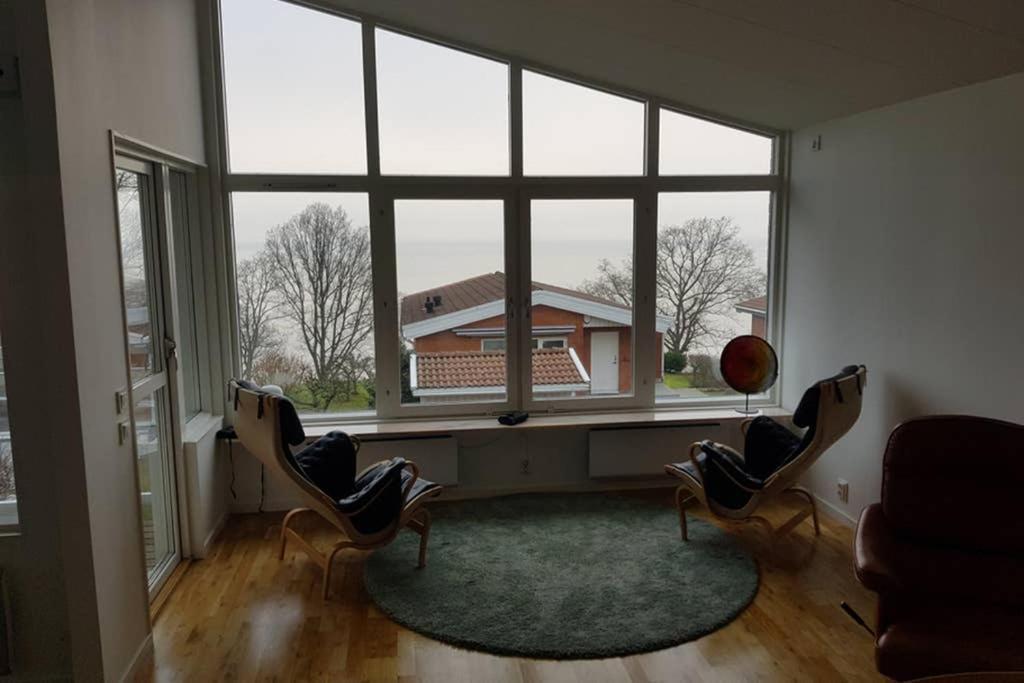 Modern Villa I Arild Med Spektakulaer Havsutsikt. Exteriér fotografie